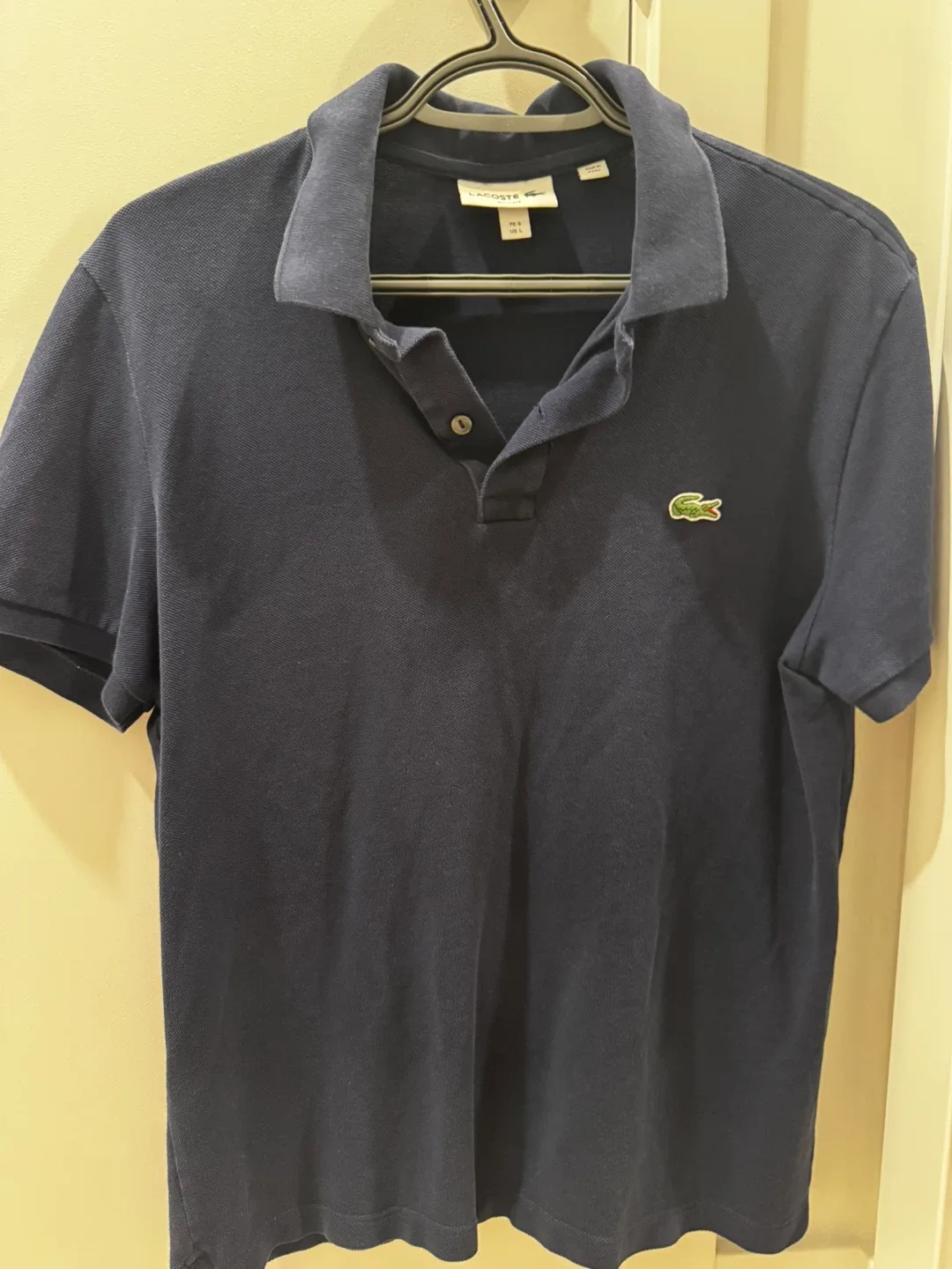 Lacoste Navy Blue Polo Shirt - Men's M