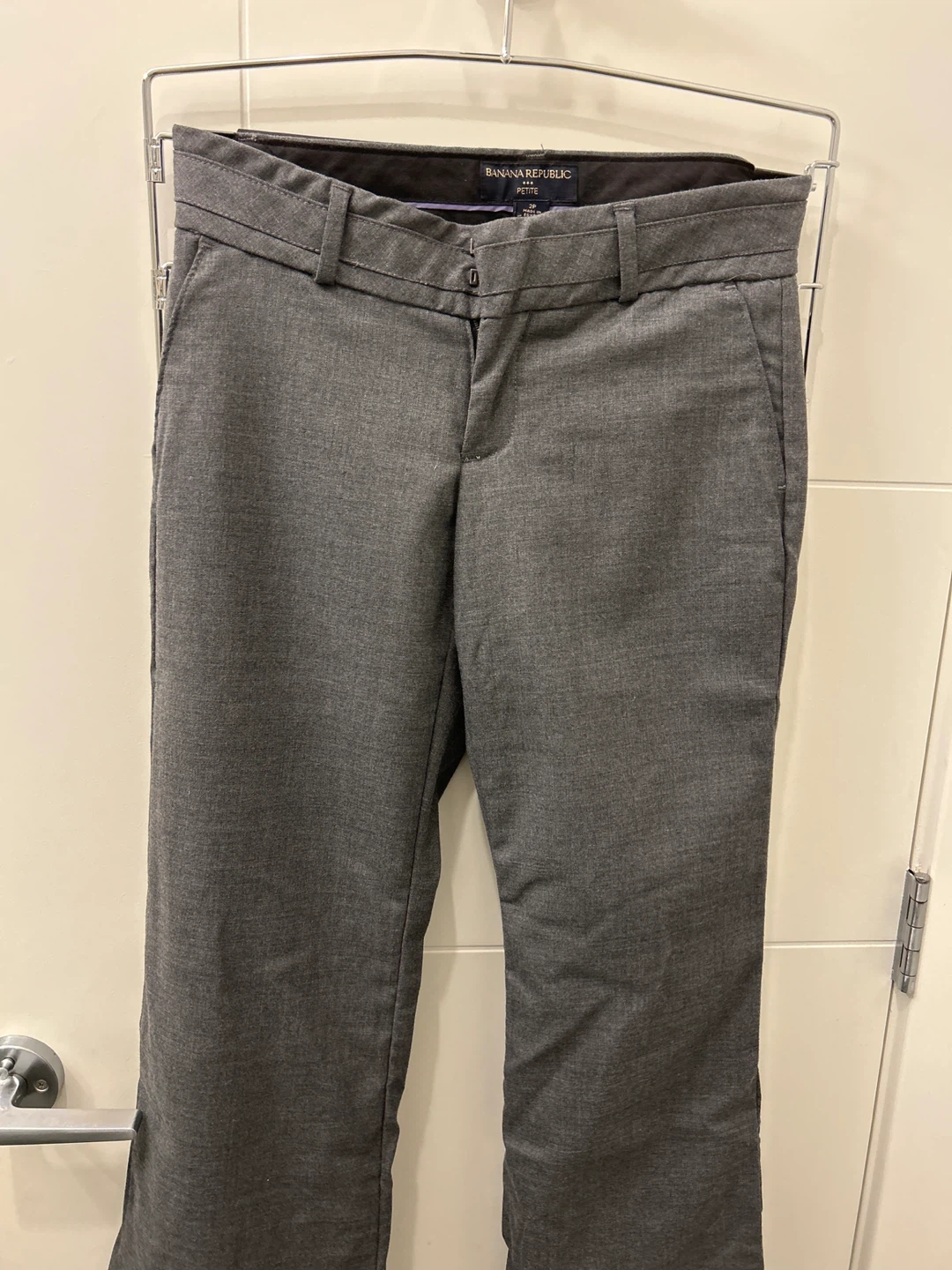 Banana Republic Gray Petite Pants - Size 2P
