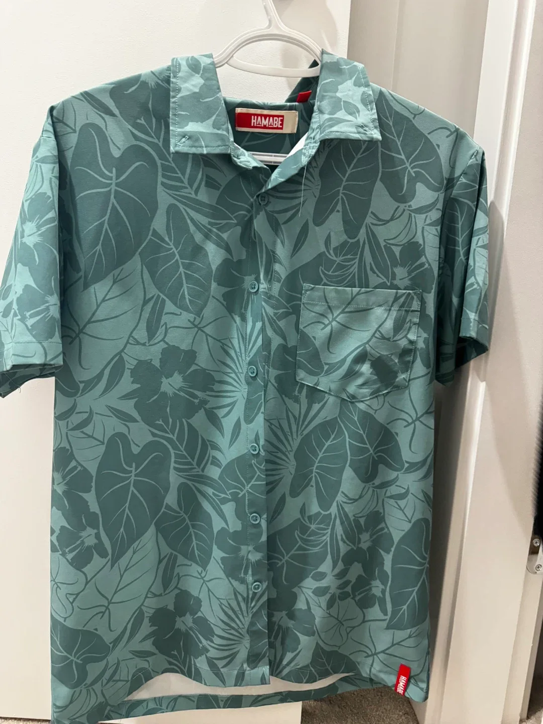 HAMABE Floral Print Shirt - Size S