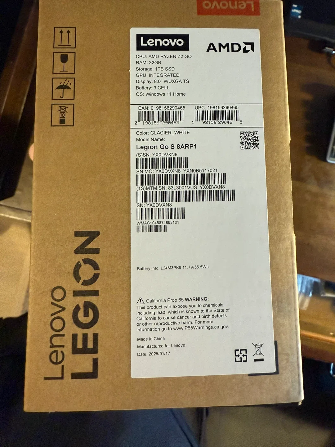 Lenovo Legion Go 8ARP1 Glacier White image indicator(3)