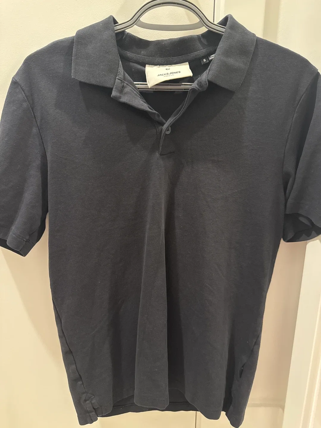 JACK&JONES Premium Black Polo Shirt - Size S