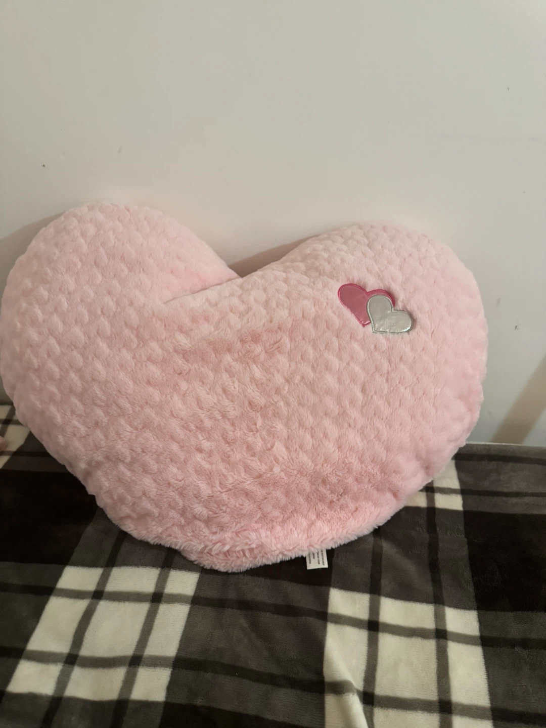 Pink Heart-Shaped Pillow - photo 2