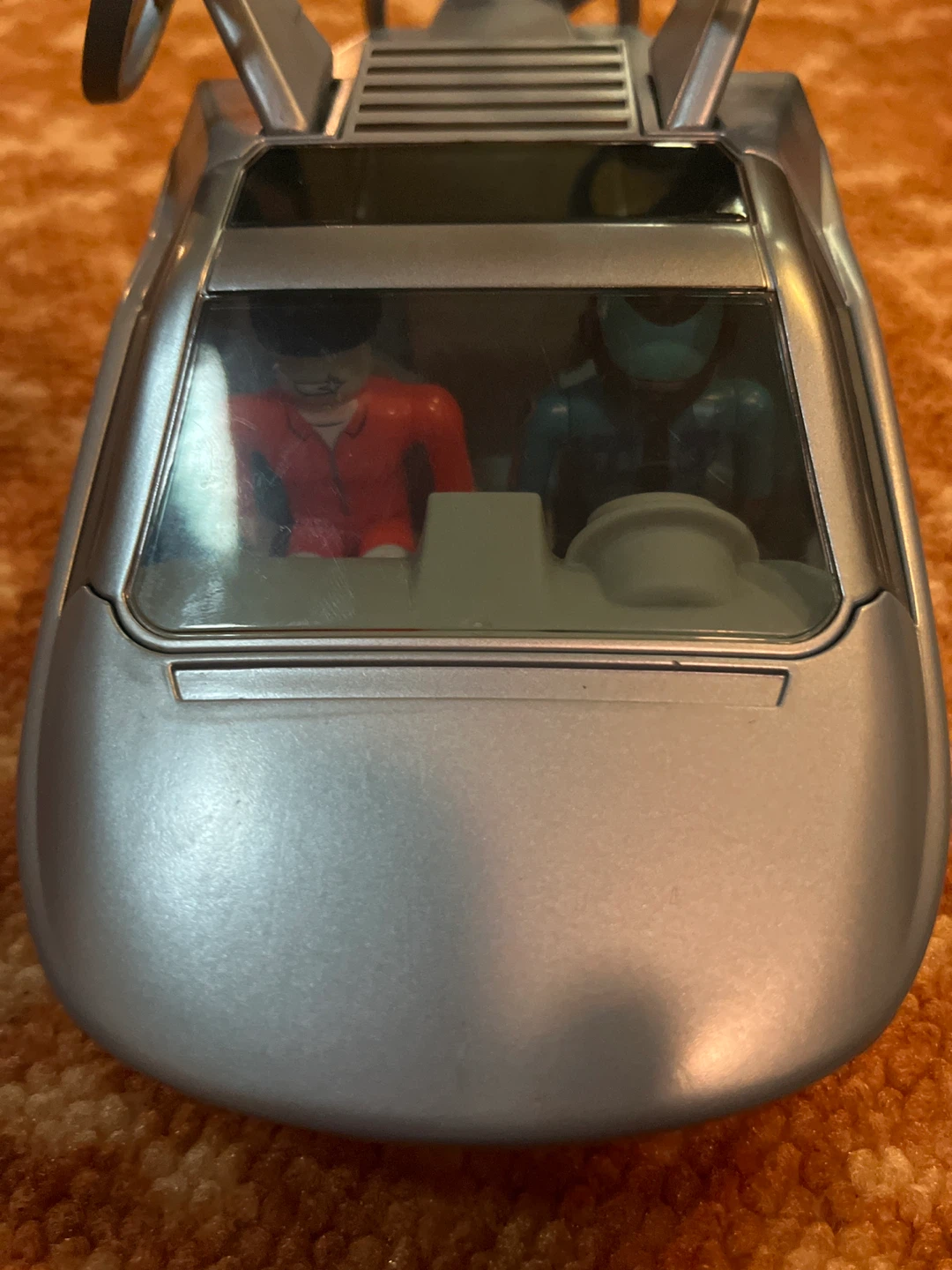 Toy fire truck and a toy Roblox jail brake car - photo 3