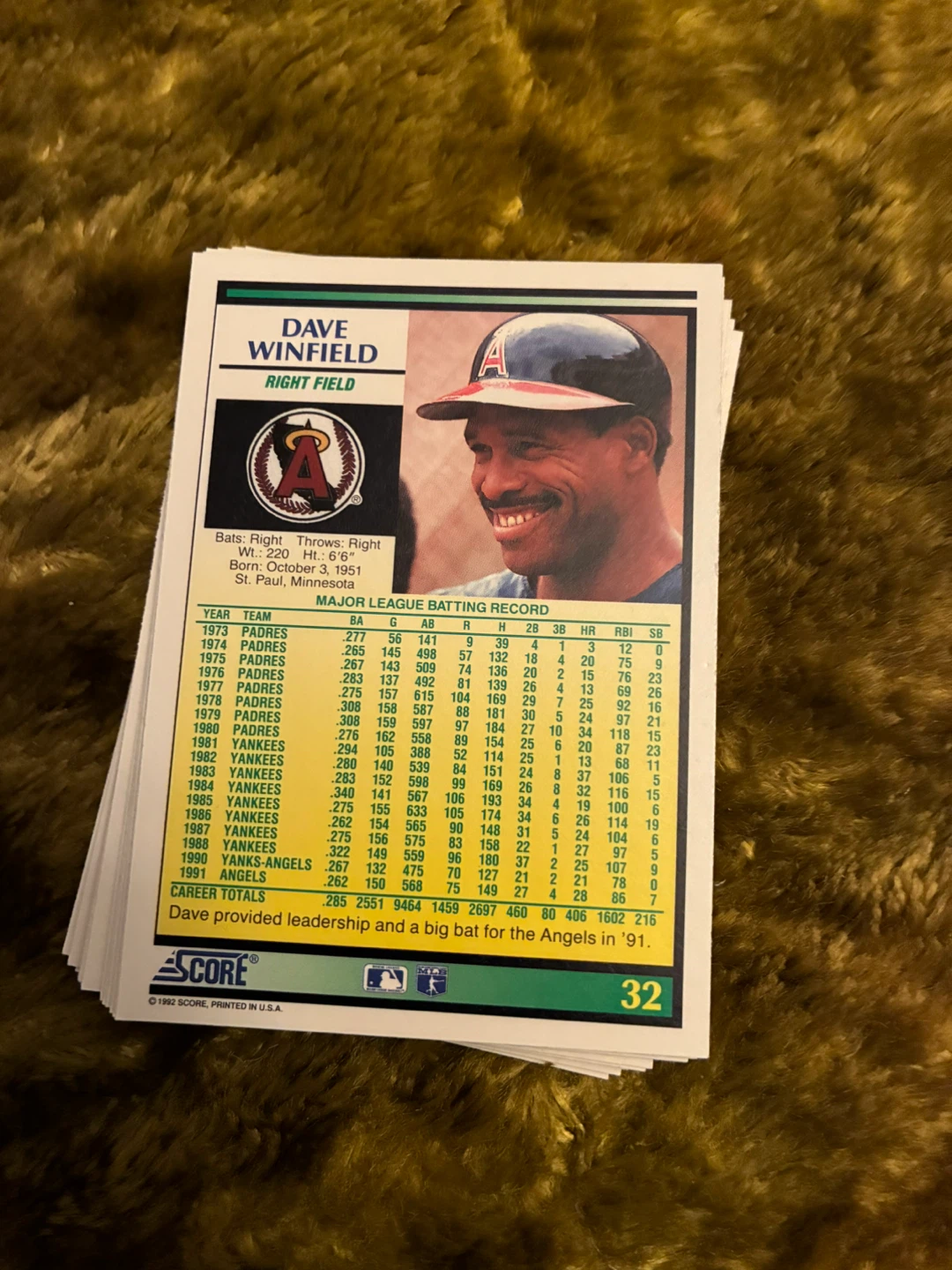 Vintage Score '92 Baseball Cards - Lot of Players