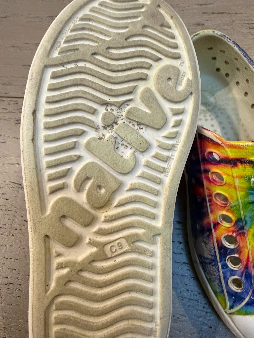 Native Toddler Tie Dye Shoes - Size C9 - photo 2