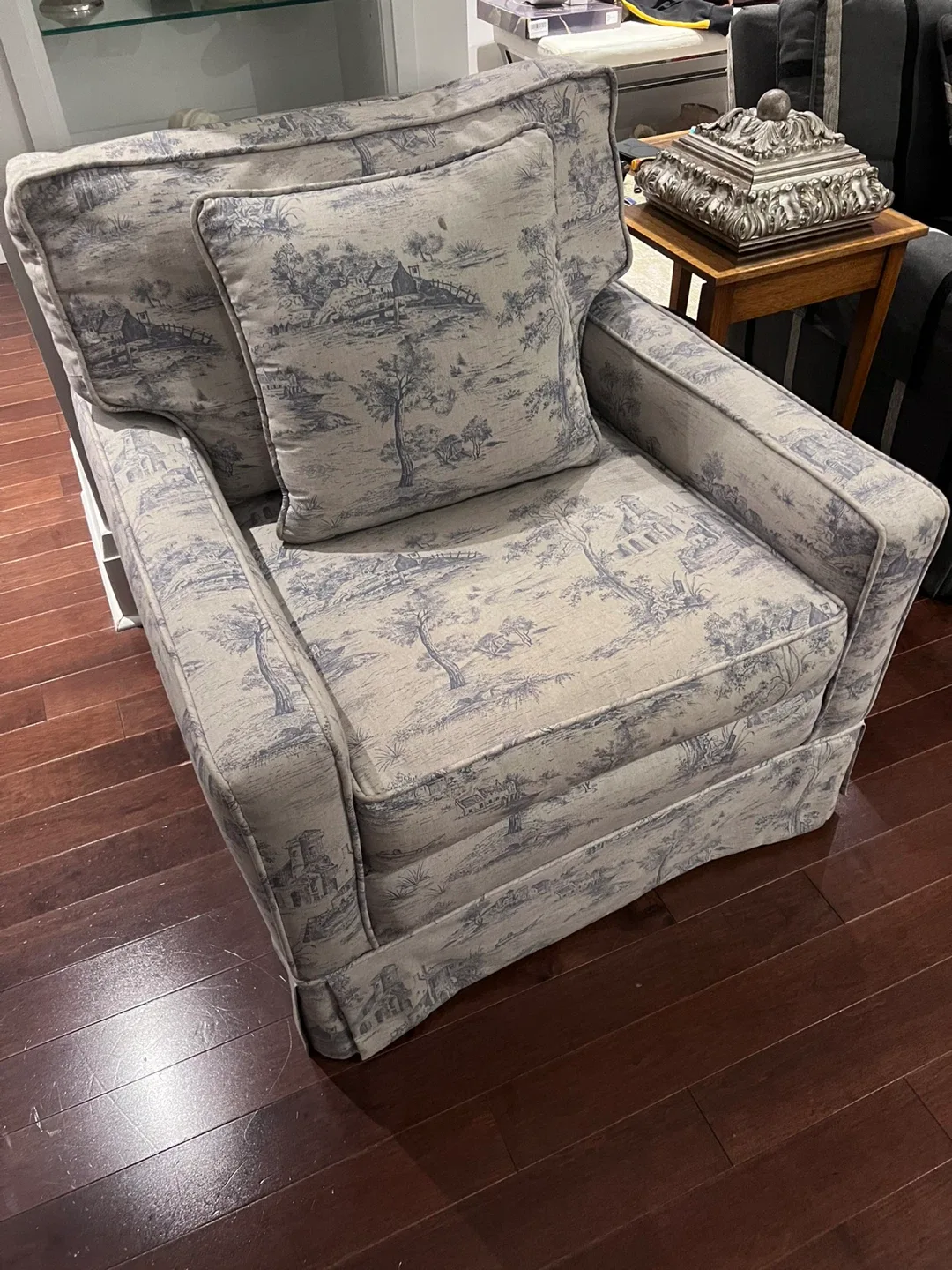 Toile Patterned Armchairs (2) image indicator(3)