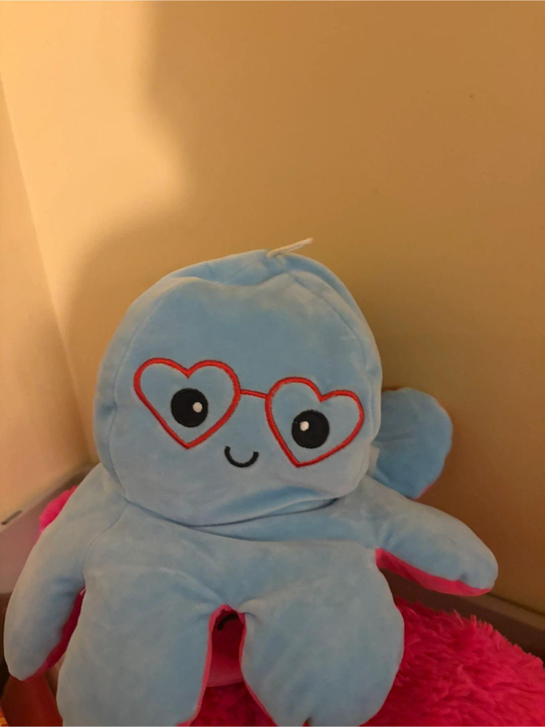 Reversible Octopus Plushie - Blue & Pink - photo 2