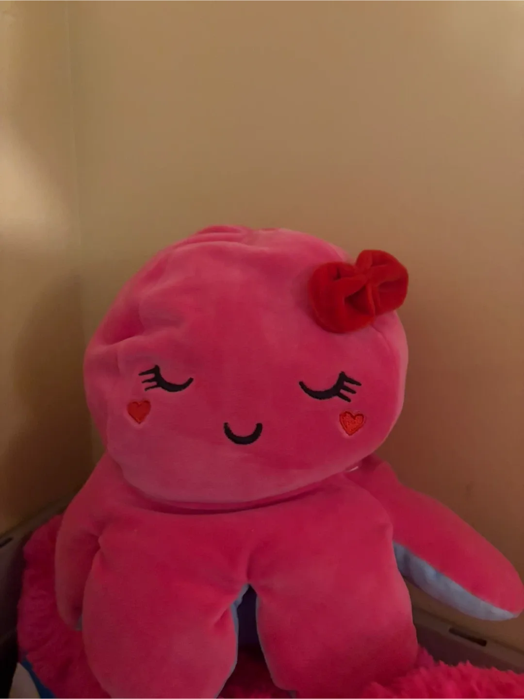 Reversible Octopus Plushie - Blue & Pink