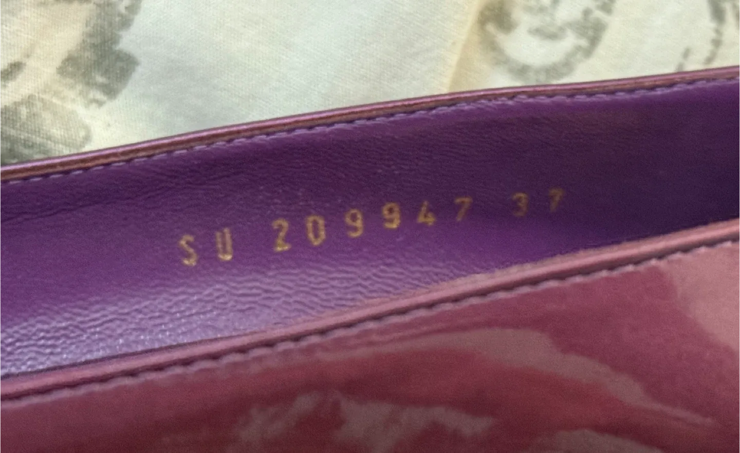 Authentic Yves Saint Laurent Purple Heels image indicator(8)