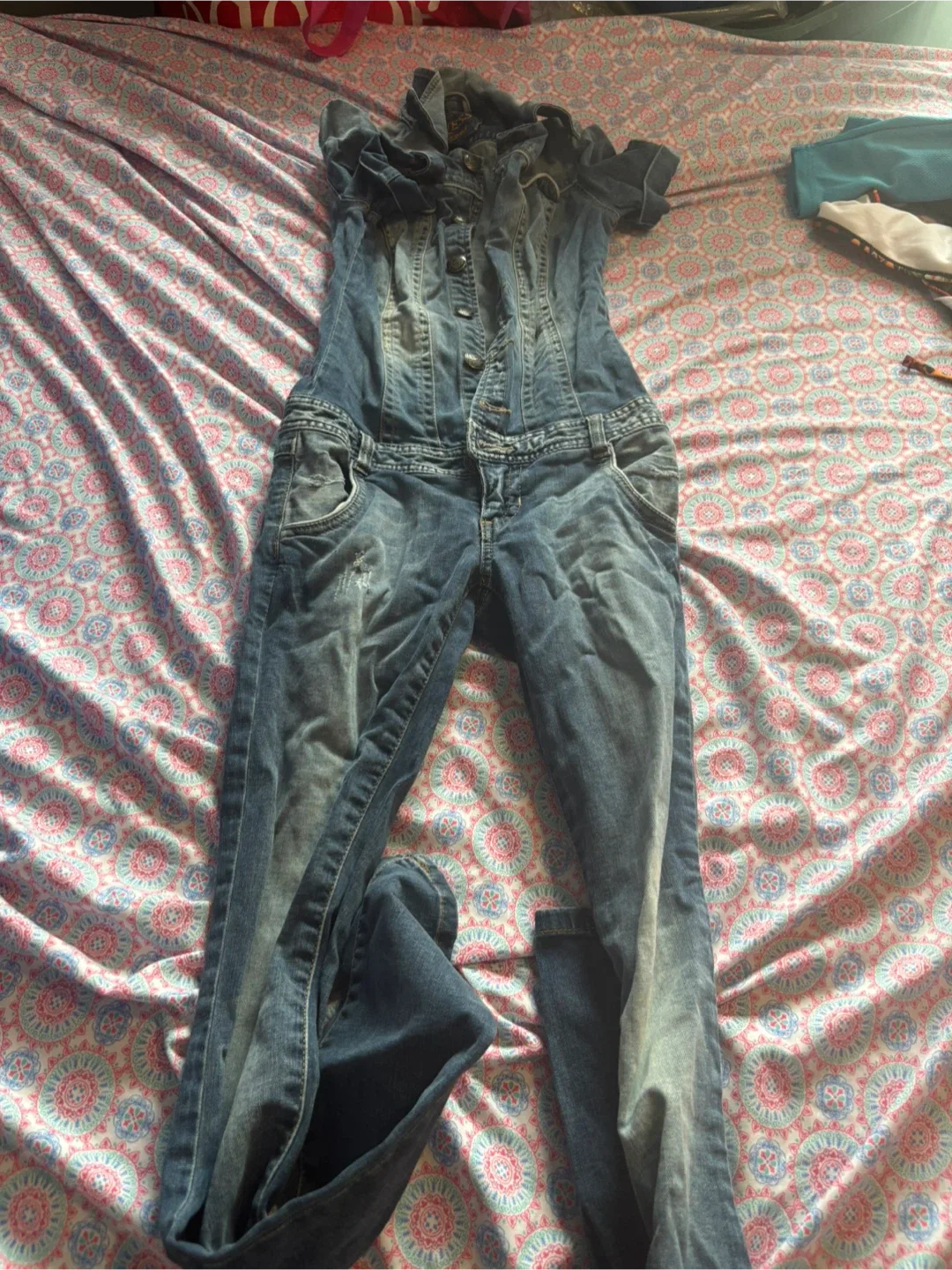 Guess Jeans Denim Jumpsuit