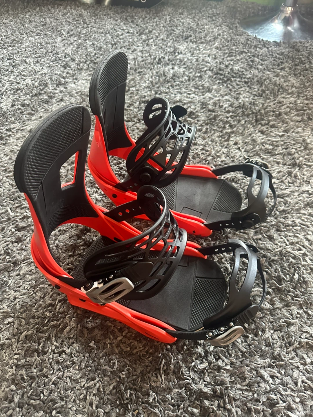 Snowboard Bindings - Red & Black - photo 2