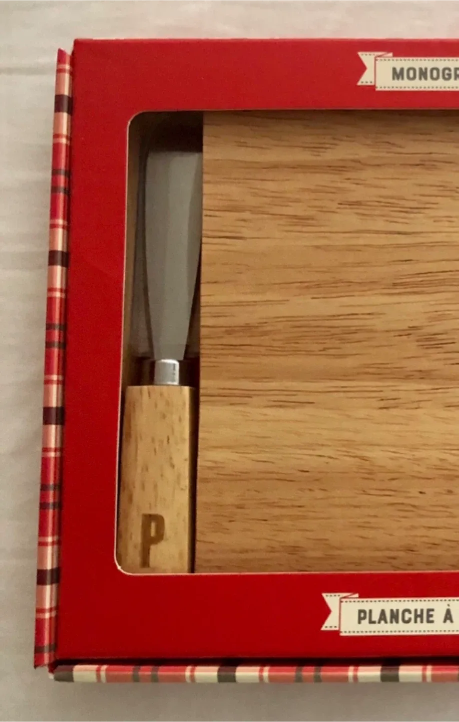 New monogrammed cheese board with a knife and image indicator(2)