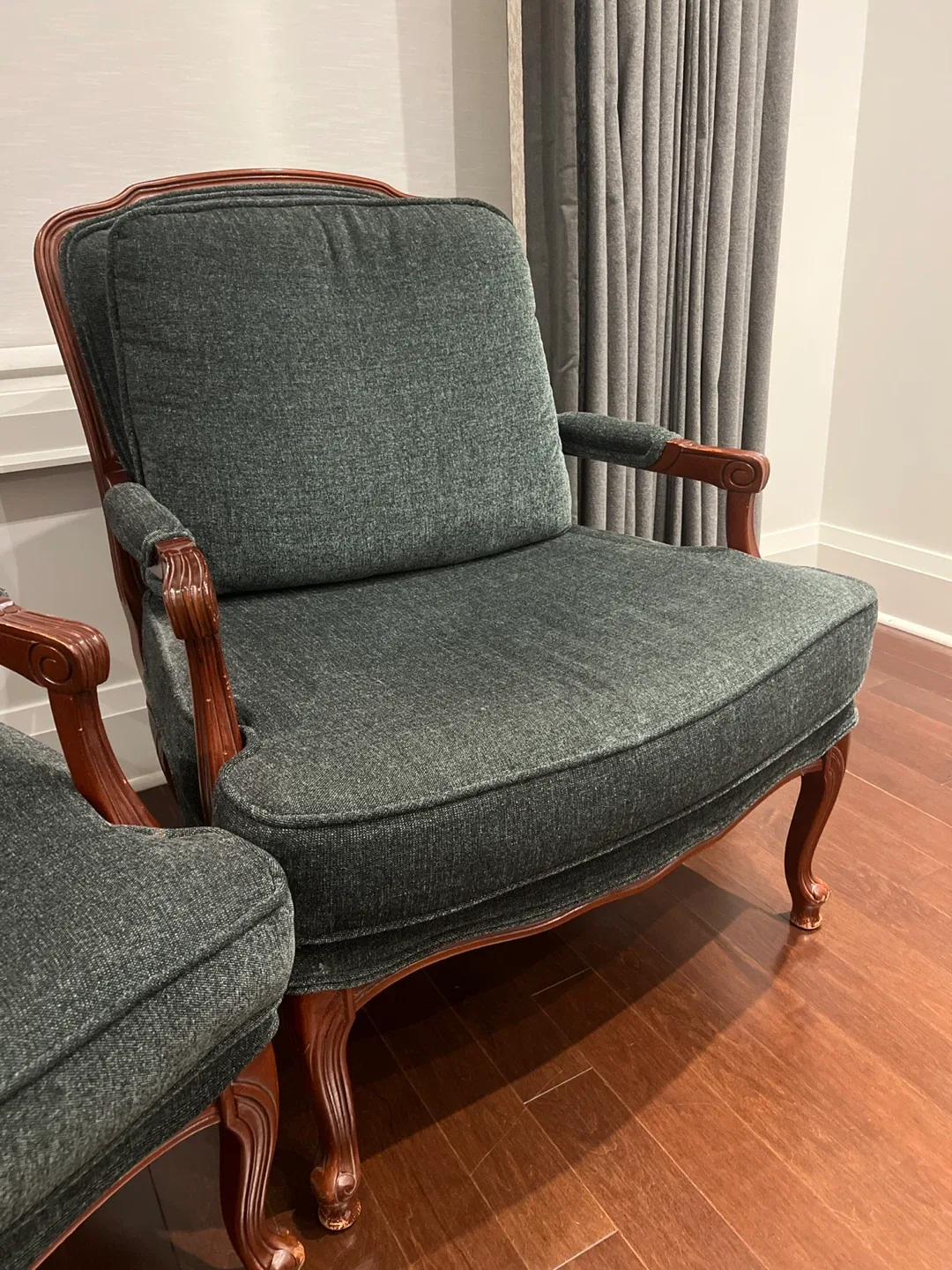 Pair of Black Armchairs image indicator(2)