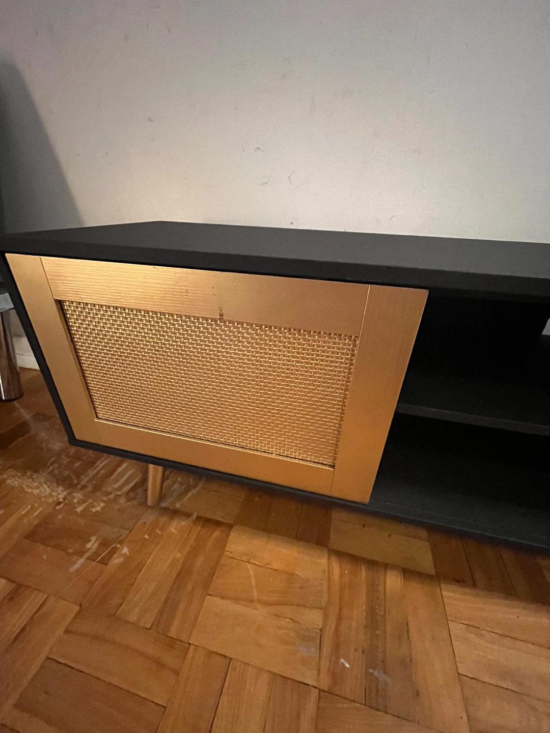 Black & Gold TV Stand - photo 2