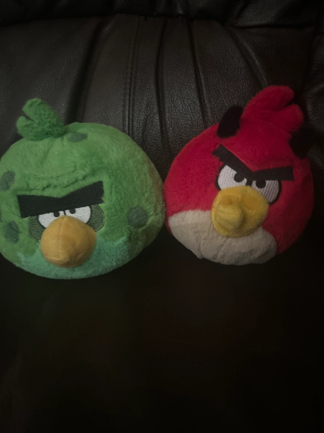Angry Birds Plush Toys - Red & Green