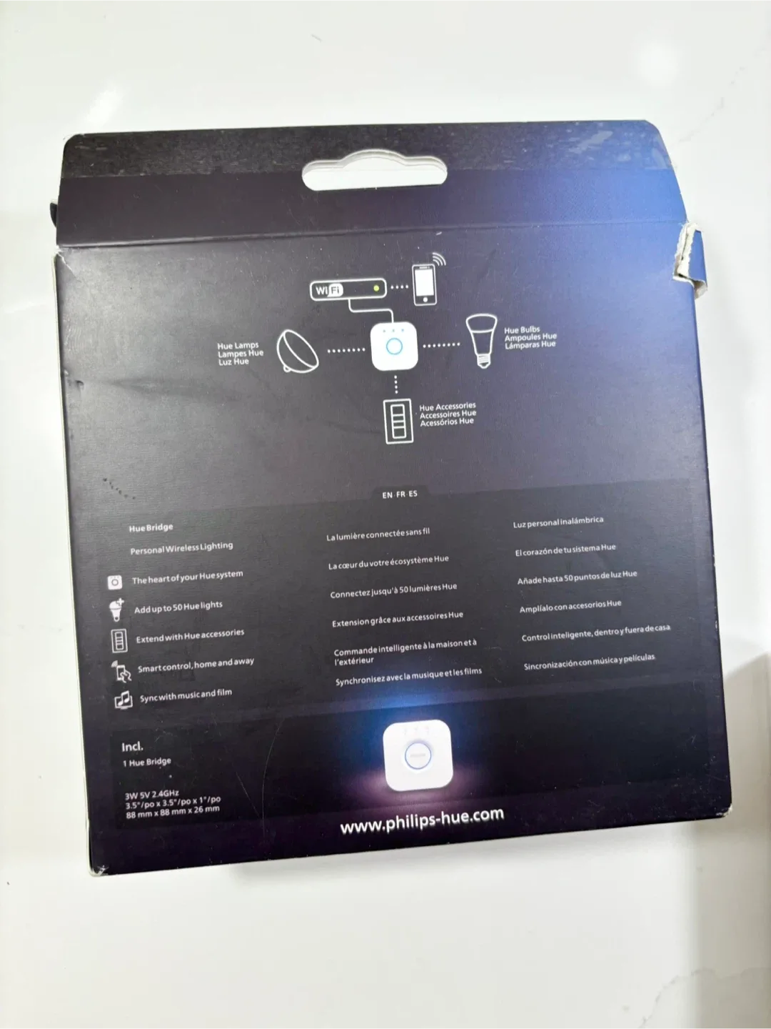 Philips Hue Gen 2 Bridge Control System w/ Power Supply NEW image indicator(5)