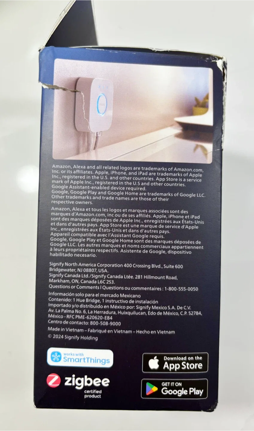 Philips Hue Gen 2 Bridge Control System w/ Power Supply NEW image indicator(6)