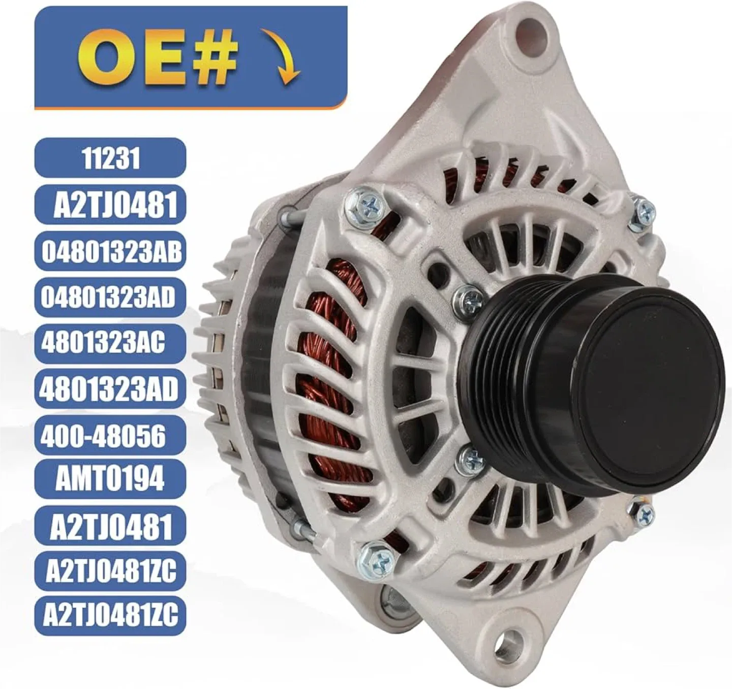 Car Alternator for Chrysler/Dodge/Jeep image indicator(2)