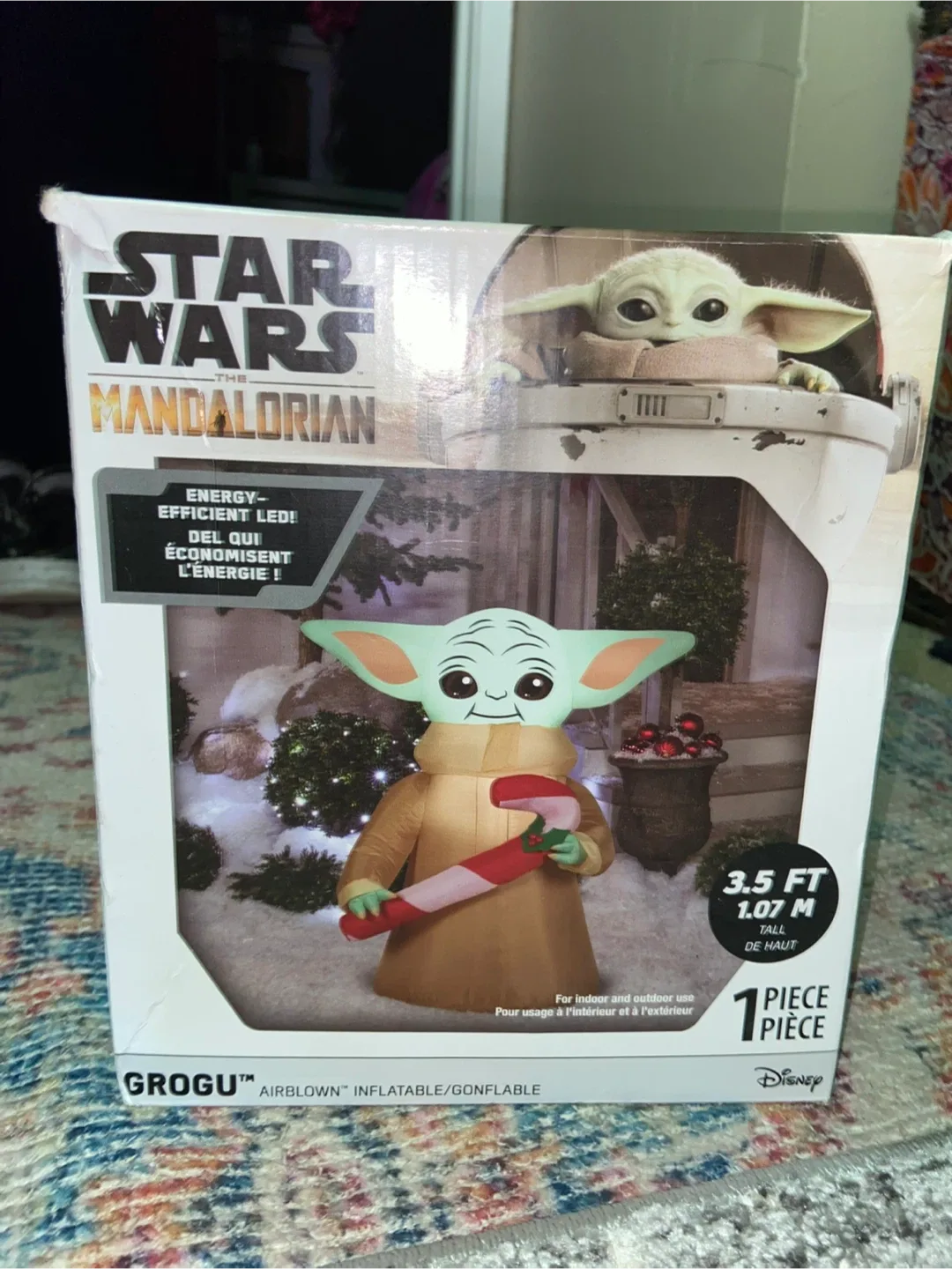 Christmas Star Wars The Mandalorian Grogu Inflatable image indicator(4)