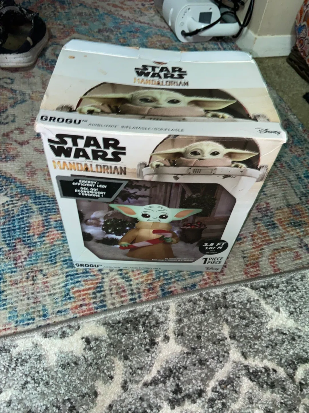 Christmas Star Wars The Mandalorian Grogu Inflatable image indicator(2)