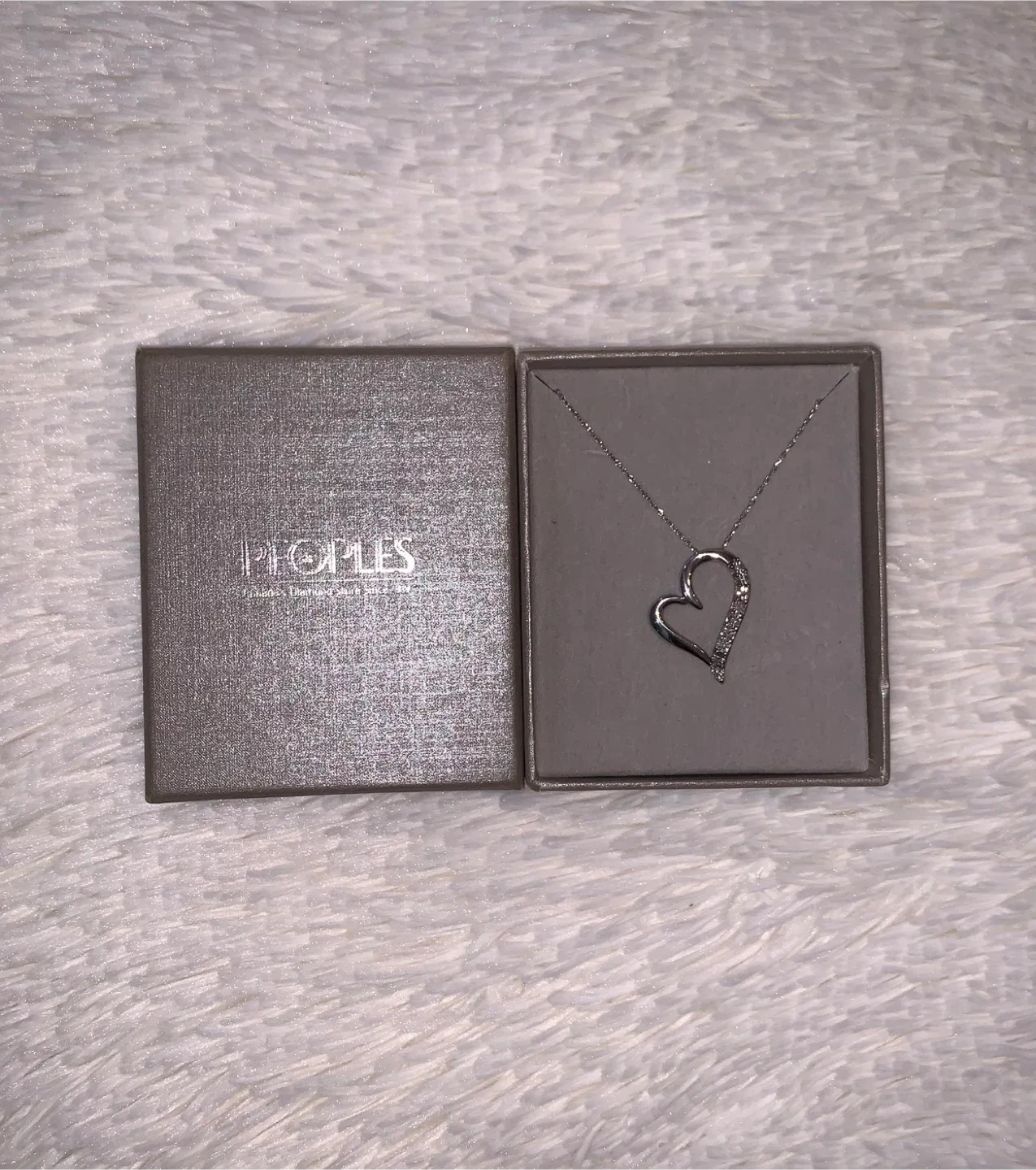 Peoples Jewellers Heart Diamond Necklace