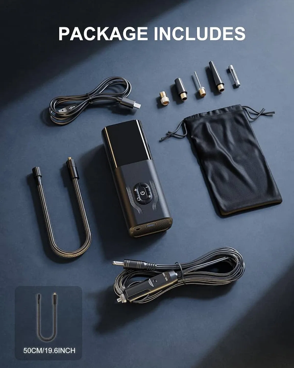 CKWUE Portable Tire Inflator Model C7 - New! image indicator(6)