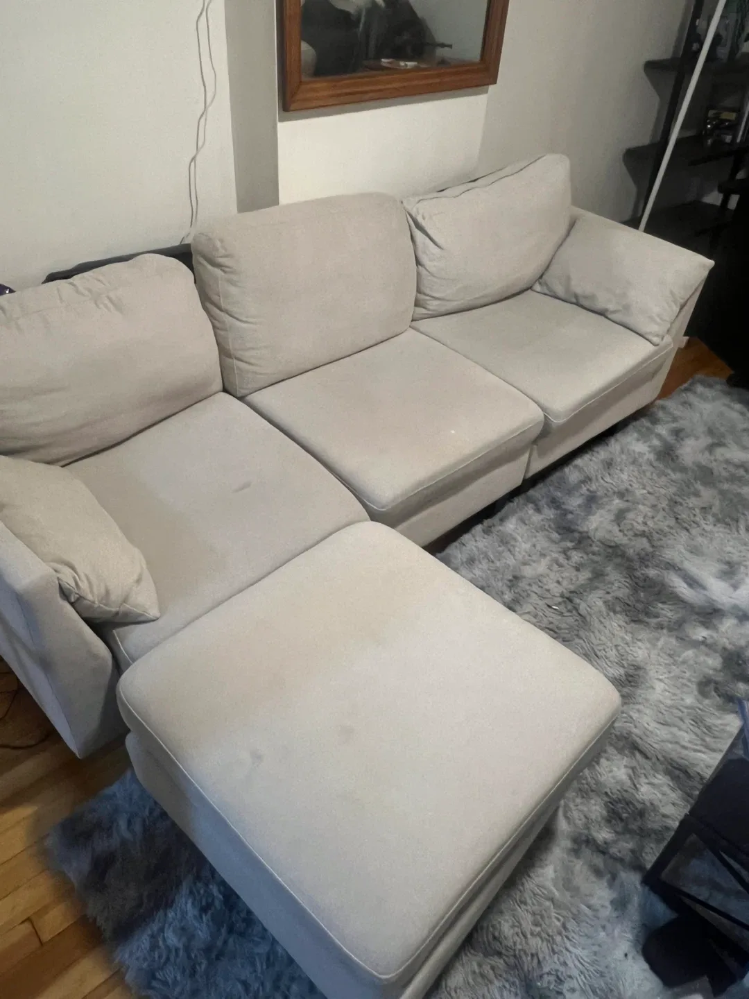 Beige Modular Sectional Sofa image indicator(2)