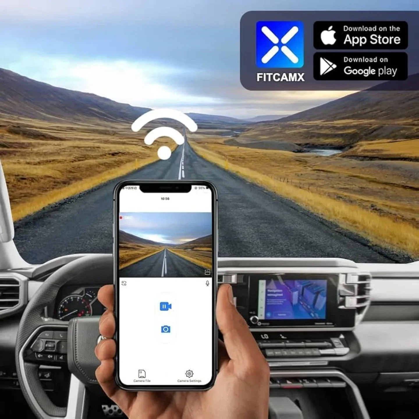 FITCAMX 4K Dash Cam for Toyota image indicator(4)