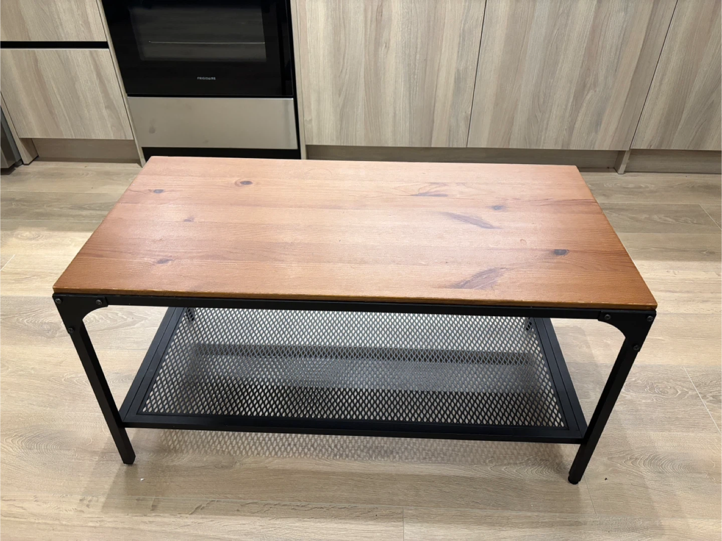 Wood & Metal Coffee Table - IKEA FJÄLLBO - photo 3