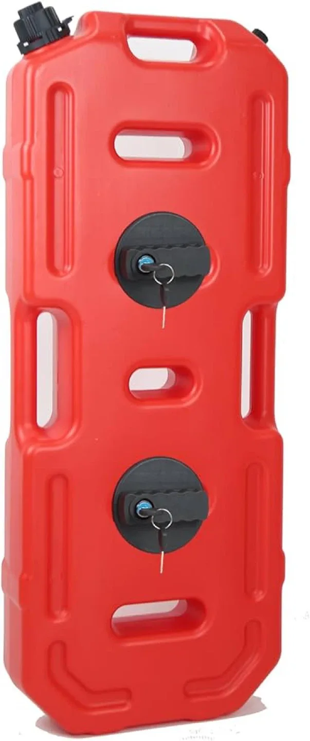 Red Plastic Gas Can with Spout image indicator(4)