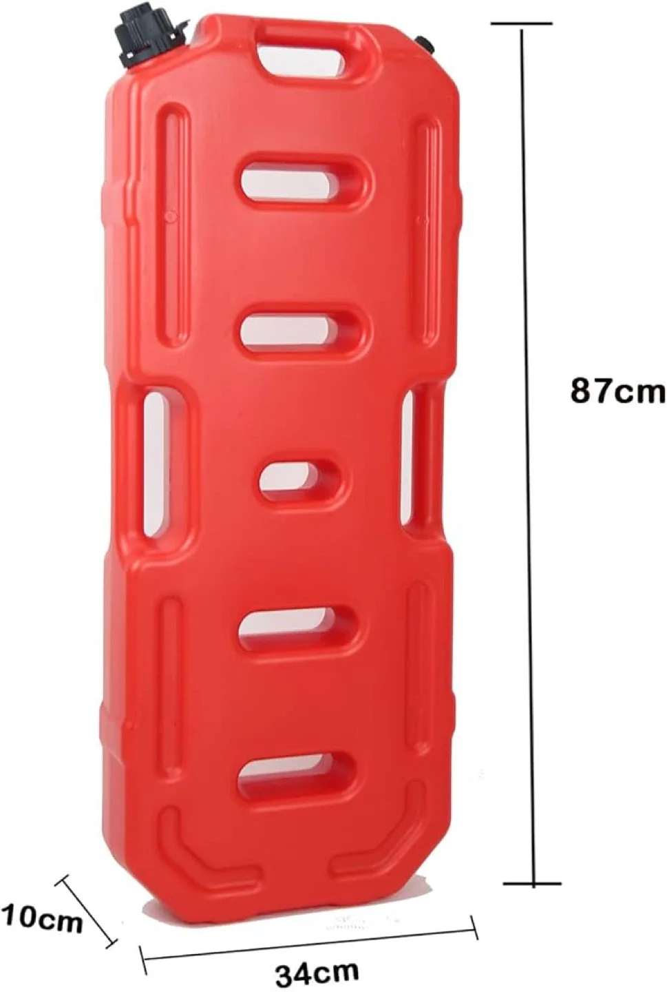 Red Plastic Gas Can with Spout image indicator(8)