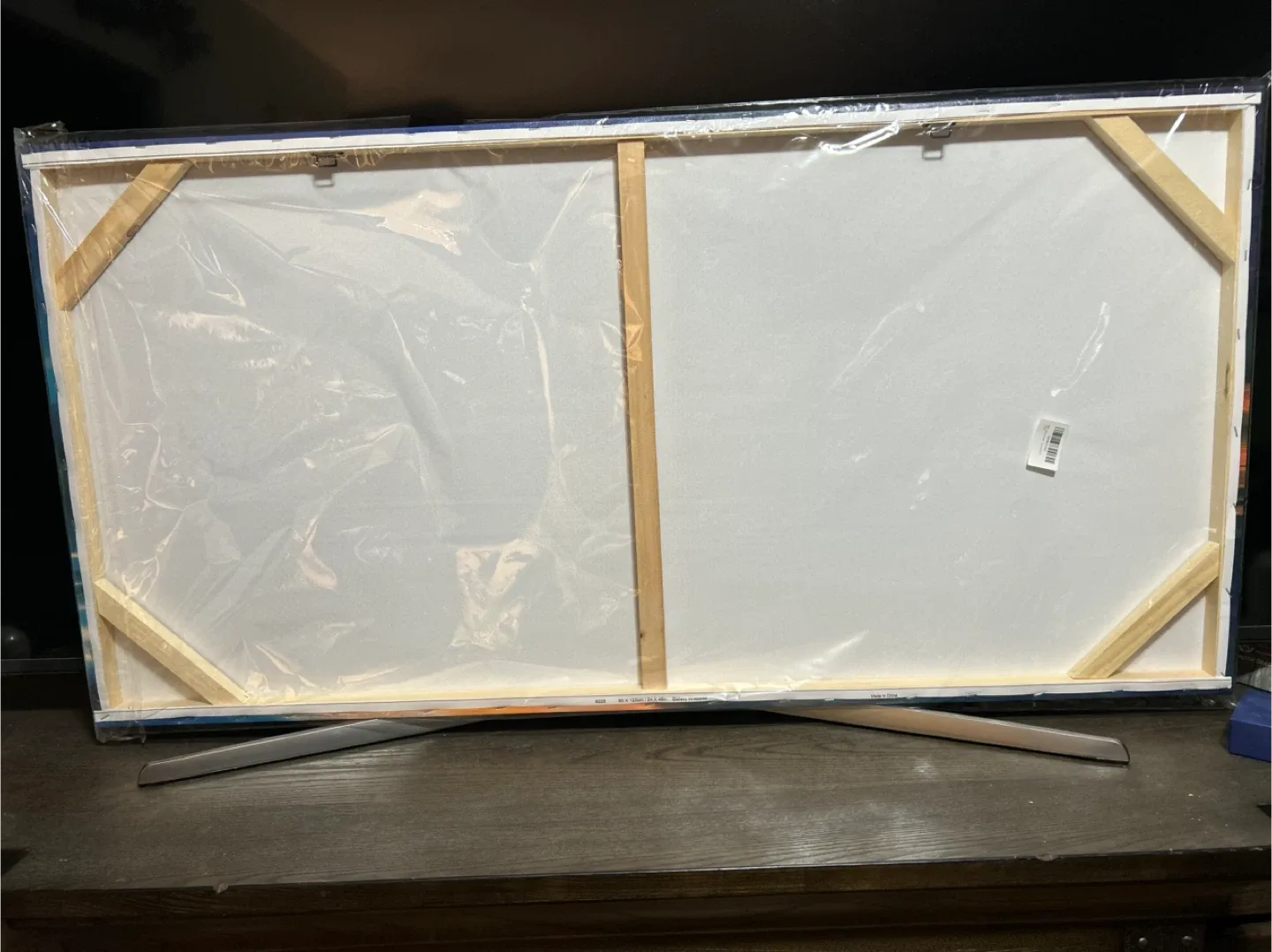 Swirly Sunset on Water HD Canvas Wall Art (24”H x 48”W) image indicator(2)