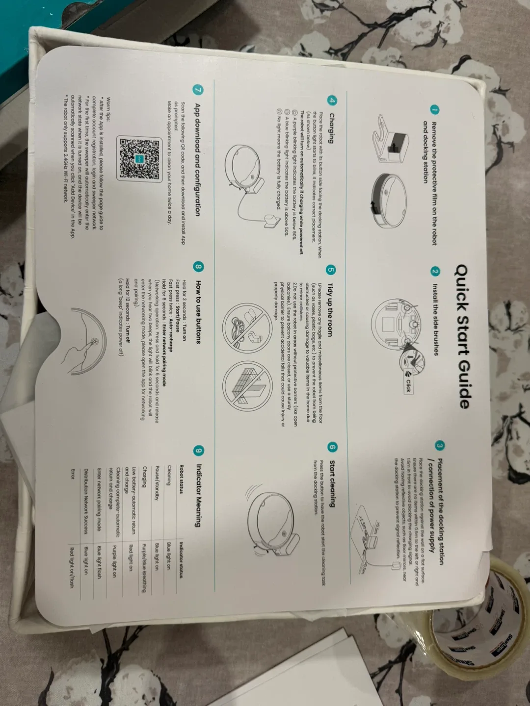 Lefant M310 Robot Vacuum Cleaner image indicator(7)