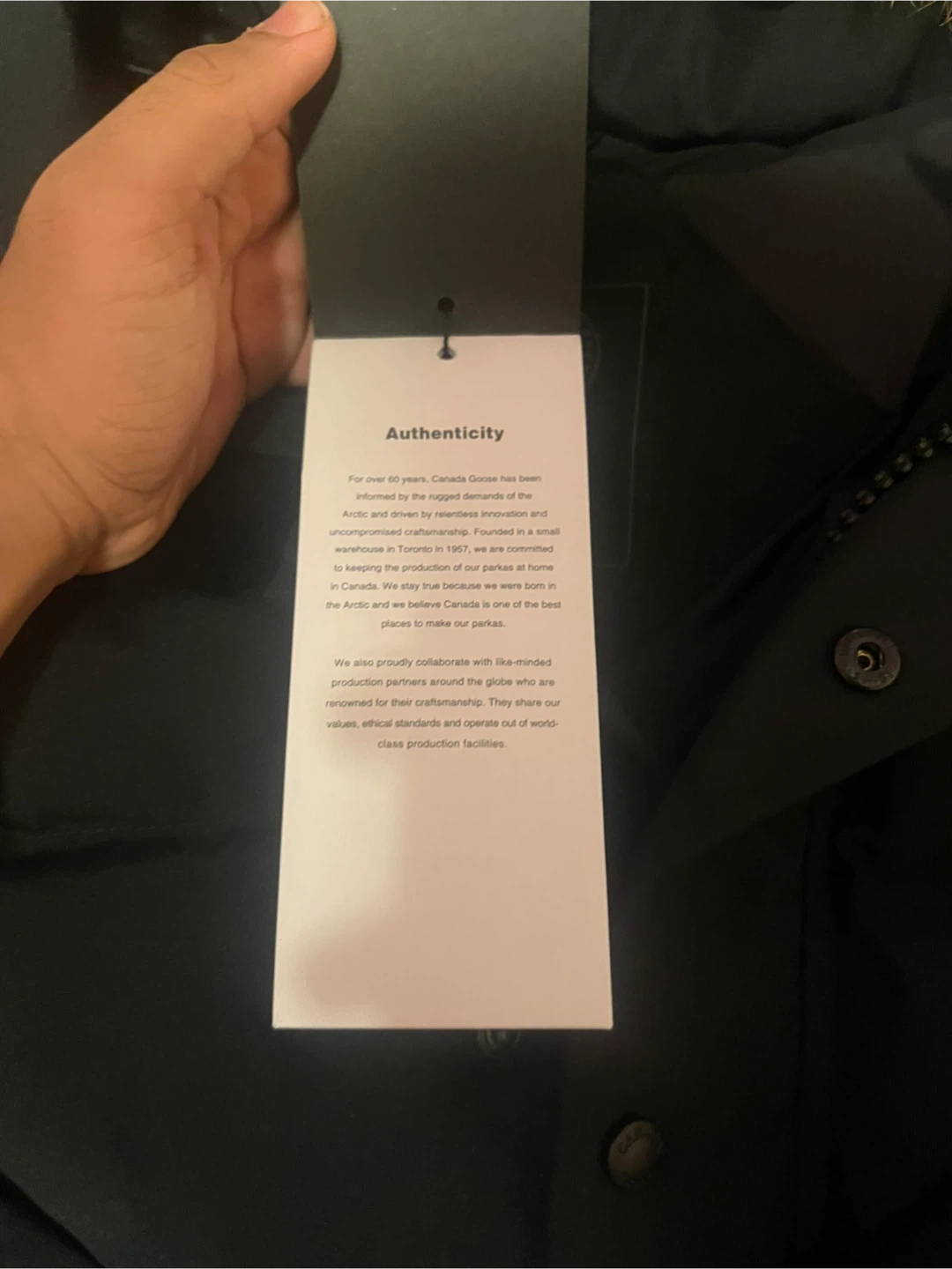 1:1 Canada goose Wyndham Parka Black badge - photo 4