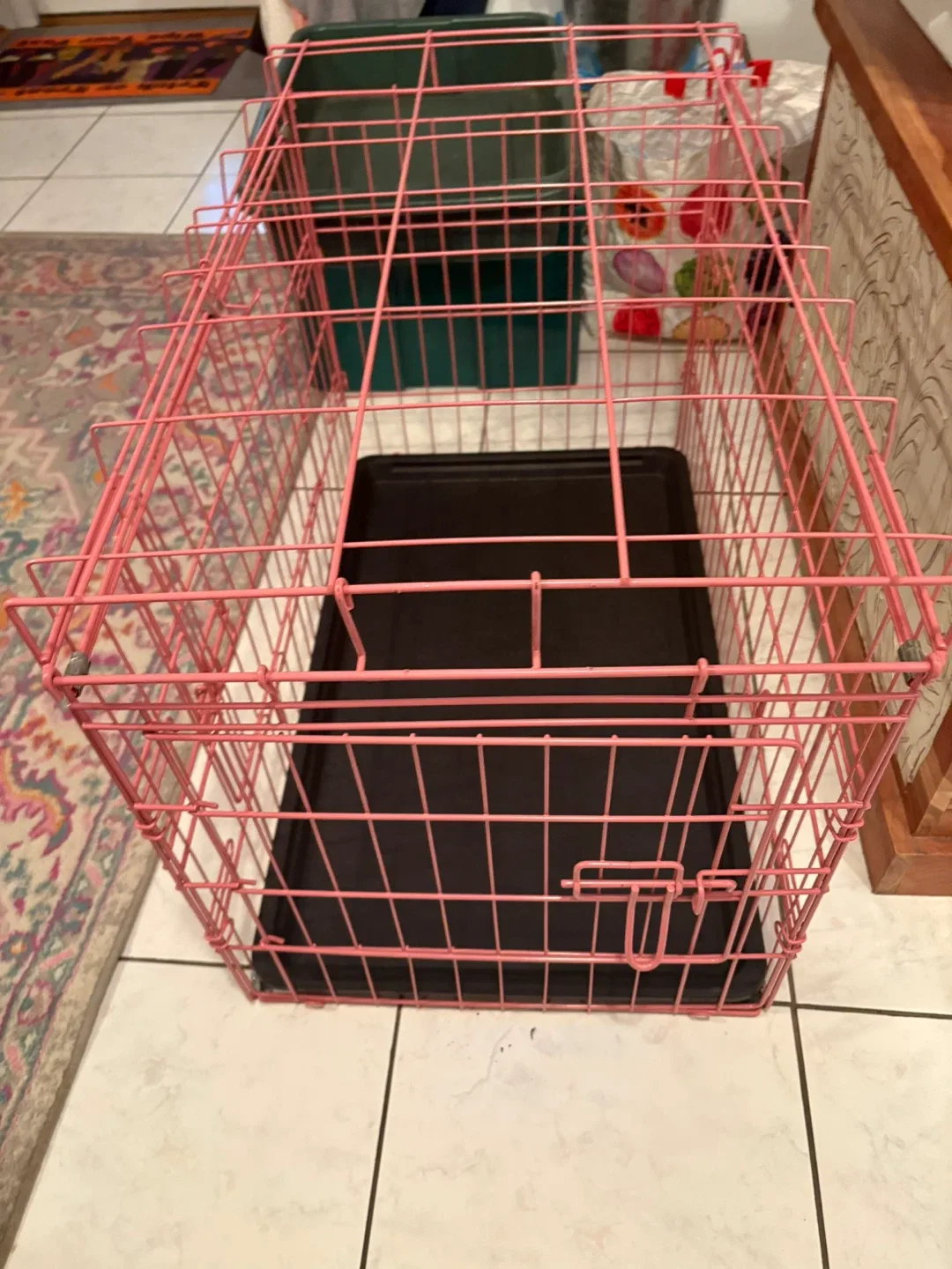 Pink Dog Crate