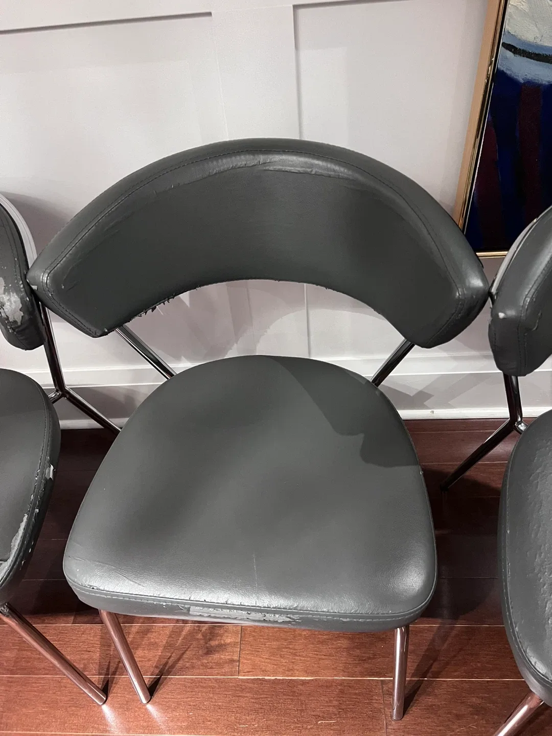 Set of 4 Grey Chairs image indicator(4)