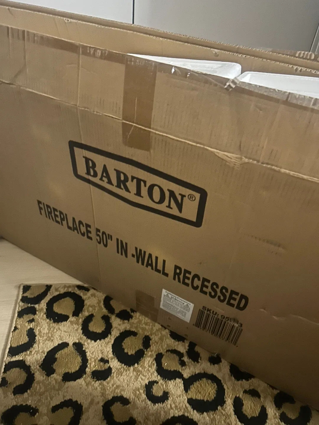 Barton Fireplace 50" In-Wall Recessed image indicator(3)