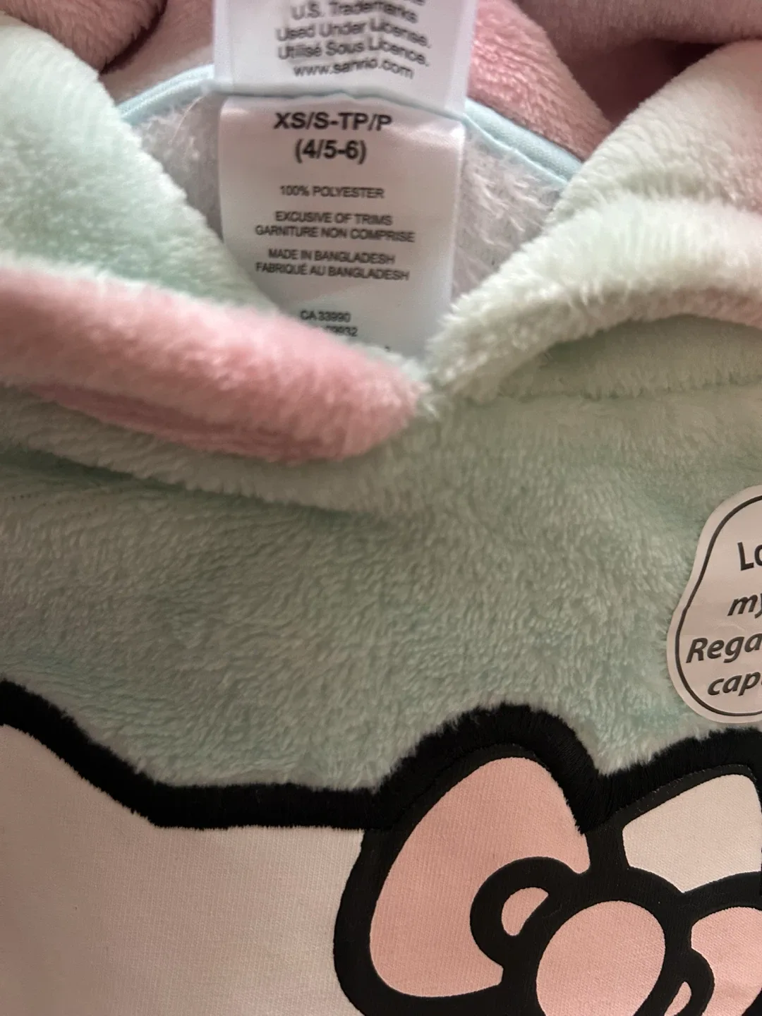 Hello Kitty lounge Hoodie - Size XS/S (4/5-6) image indicator(3)