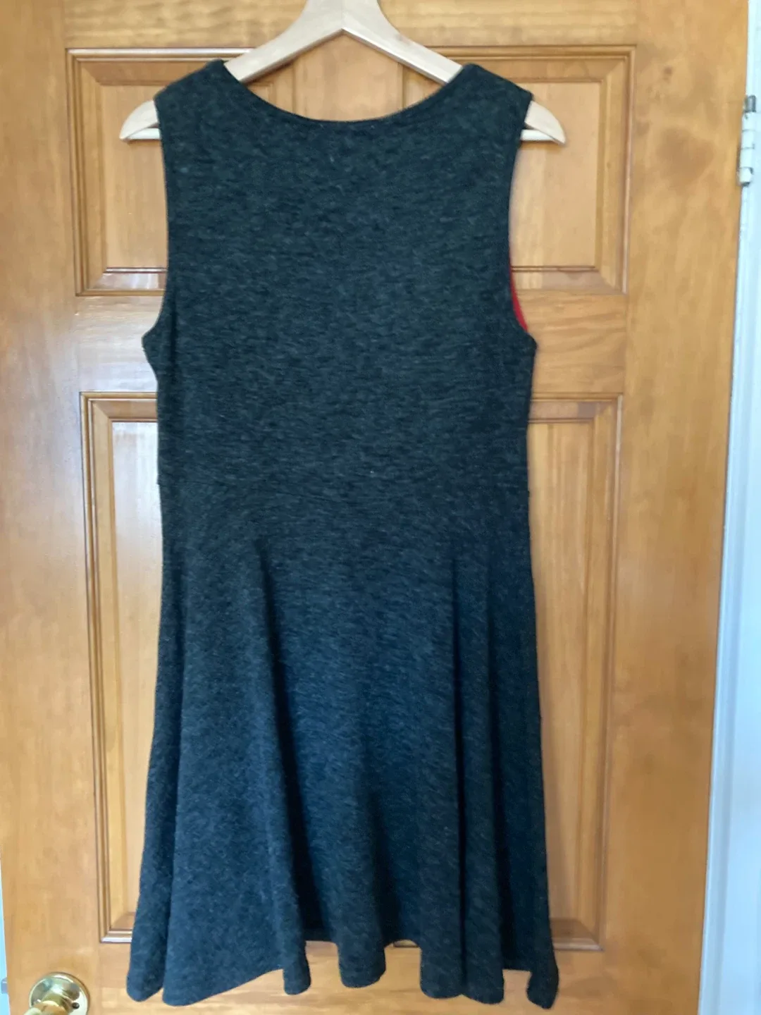 Aryeh Red & Grey Knit Dress - Size M image indicator(3)