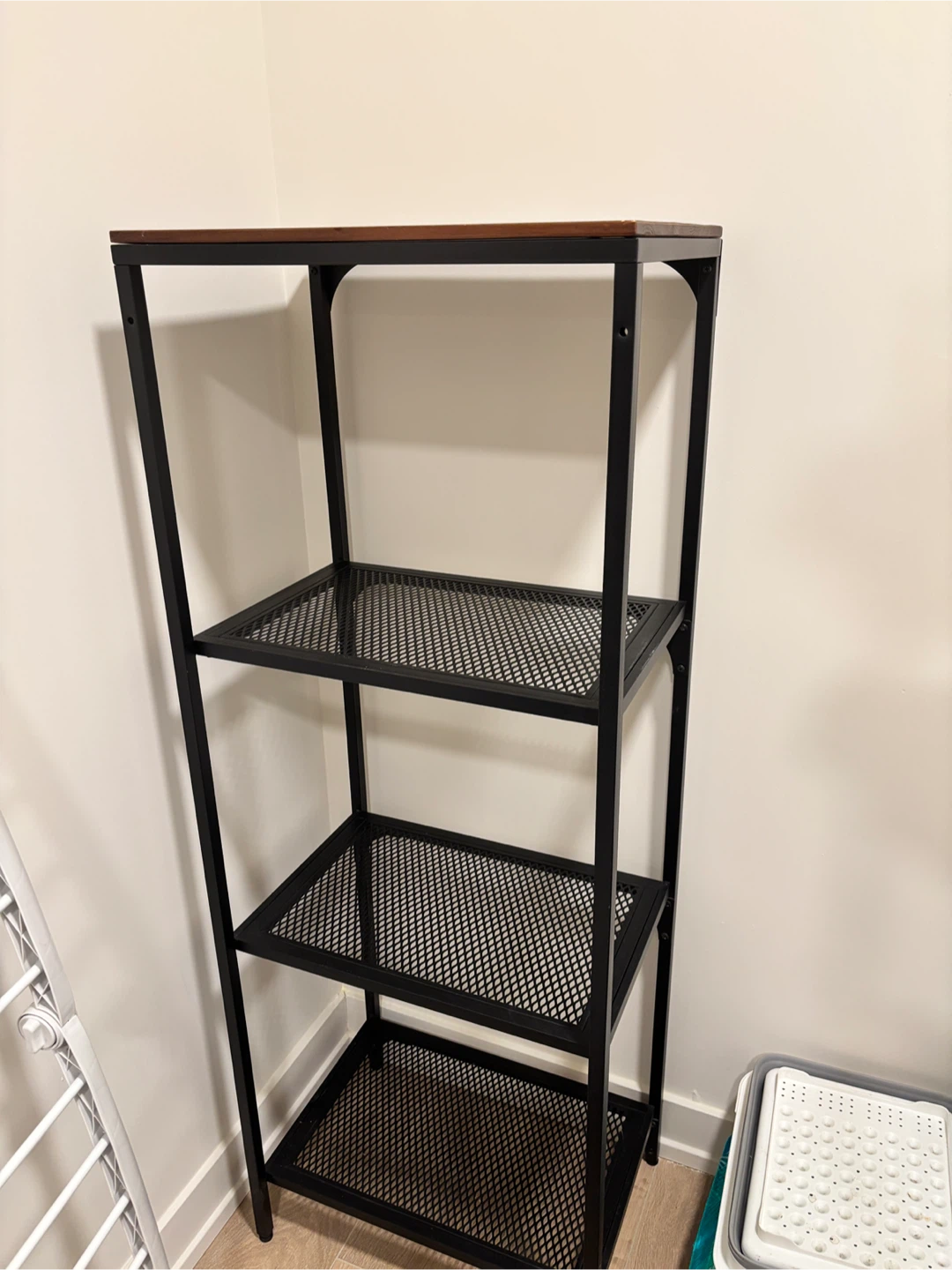 Wood & Metal Shelf Unit - IKEA FJÄLLBO - photo 3