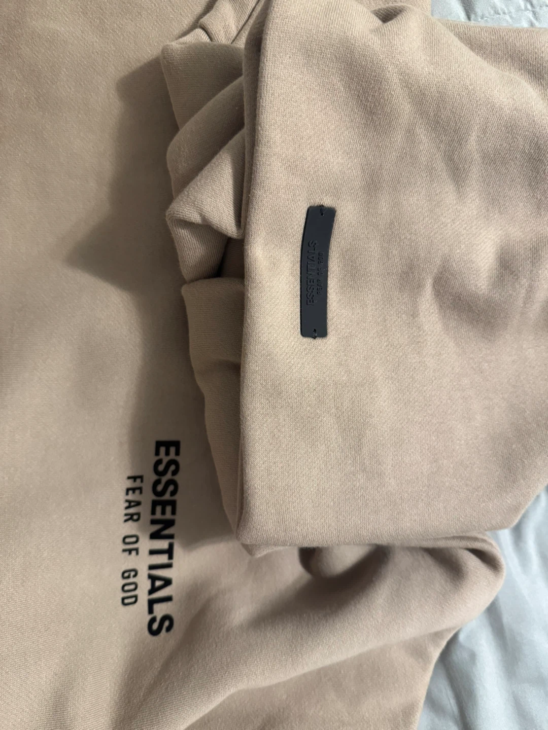 Essentials Fear of God Hoodie - Beige 2024 - photo 5