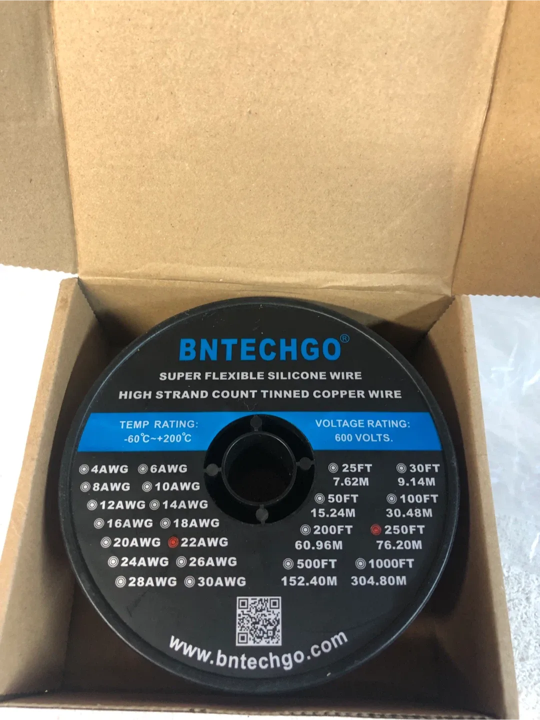 Super Flexible silicone wire 250 ft long image indicator(2)