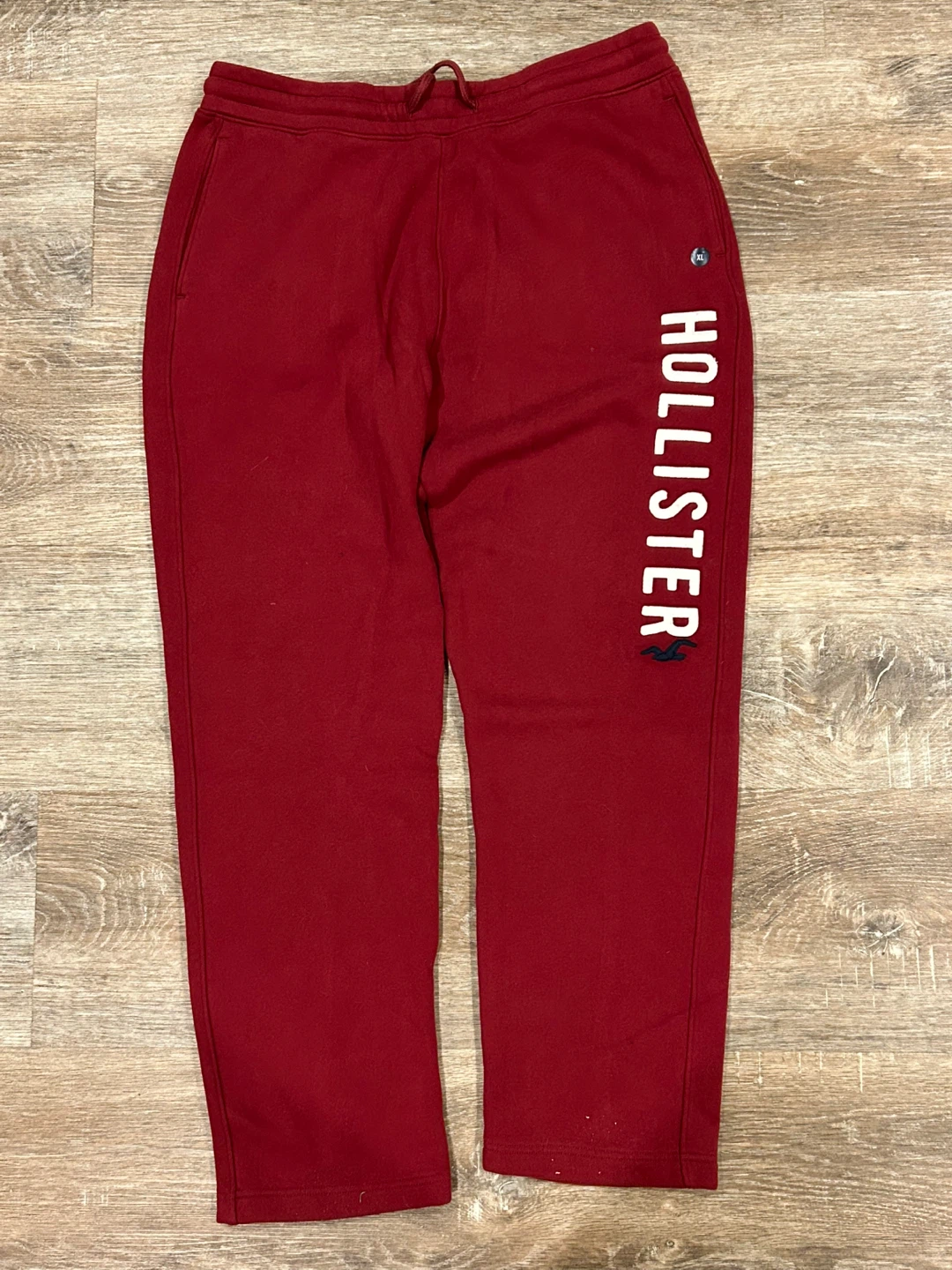 Hollister Red Sweatpants - Size XL