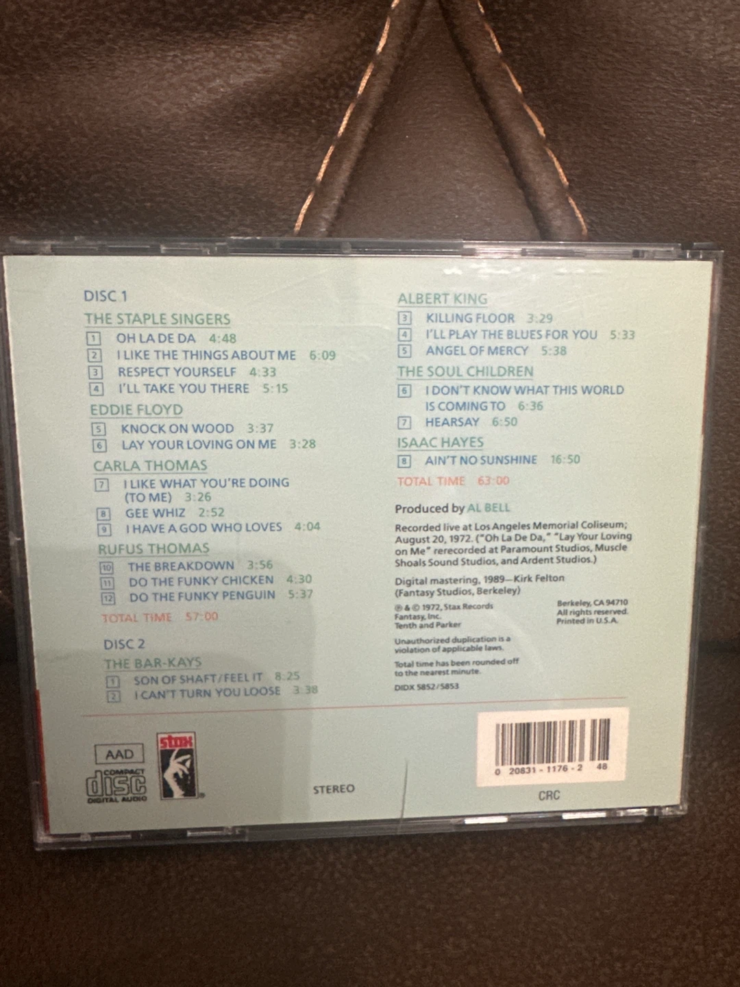 Wattstax: The Living Word CD Soundtrack - photo 3
