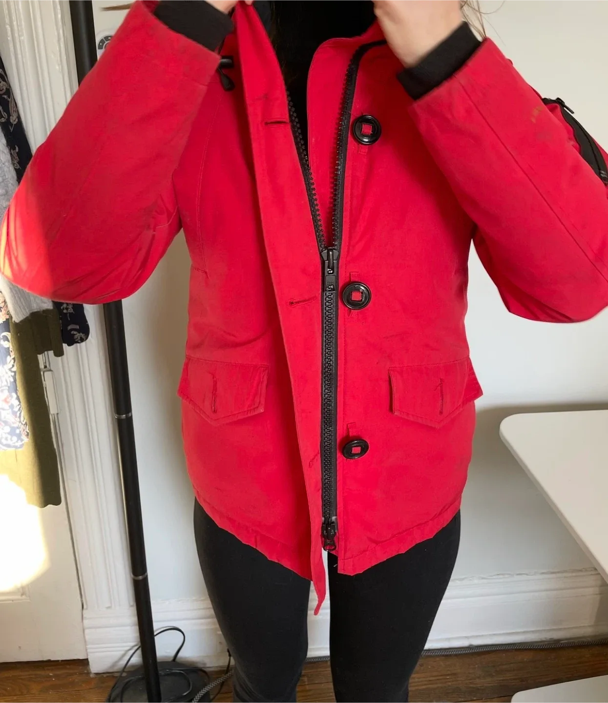 Canada Goose Size S -  Red Winter Coat image indicator(3)