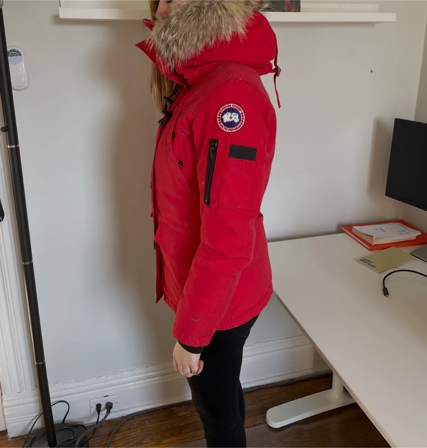 Canada Goose Size S -  Red Winter Coat image indicator(4)