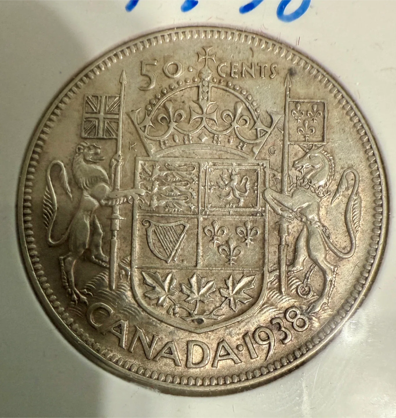 Vintage Canadian Silver half dollar image indicator(5)