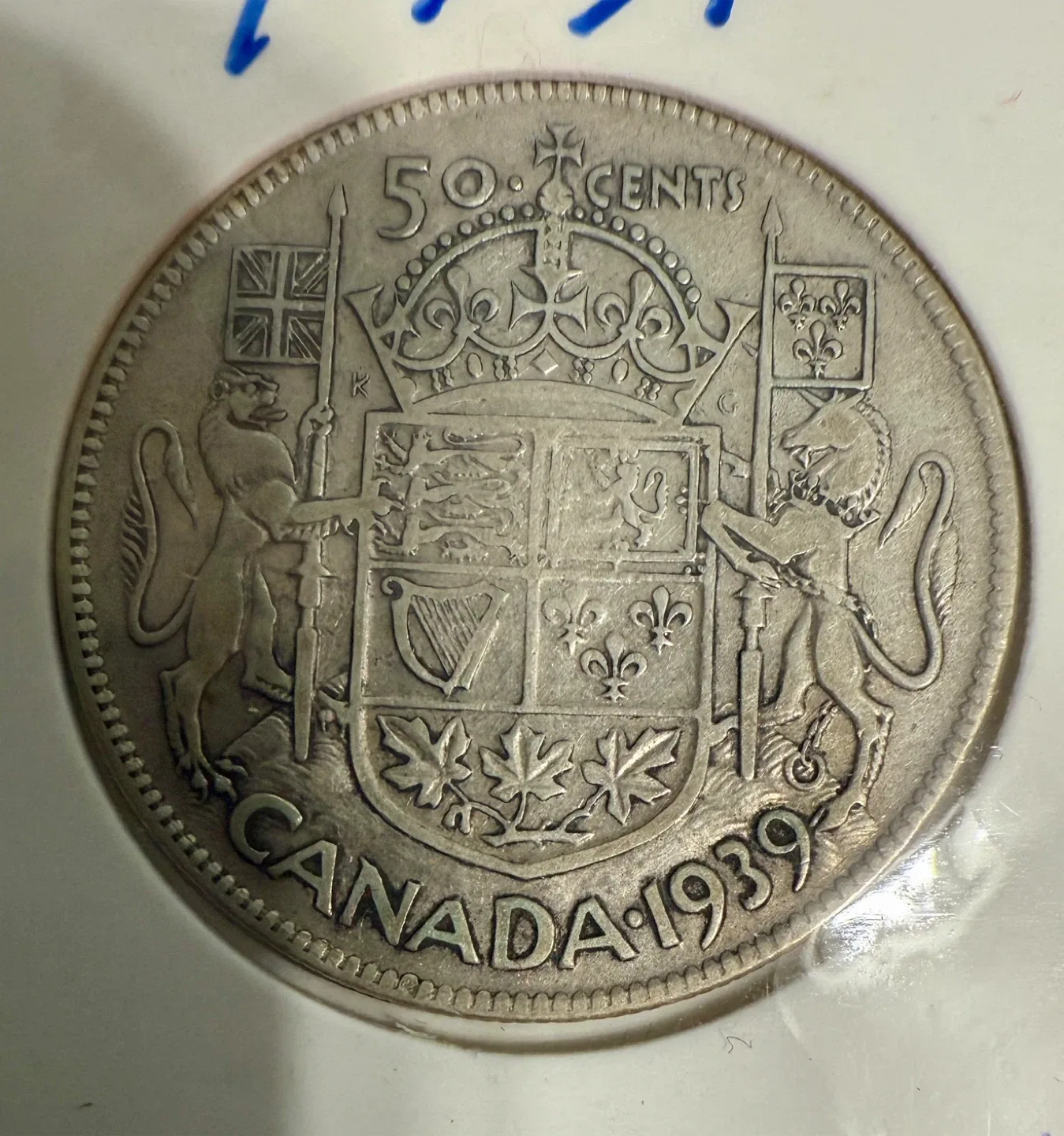 Vintage Canadian Silver half dollar image indicator(6)
