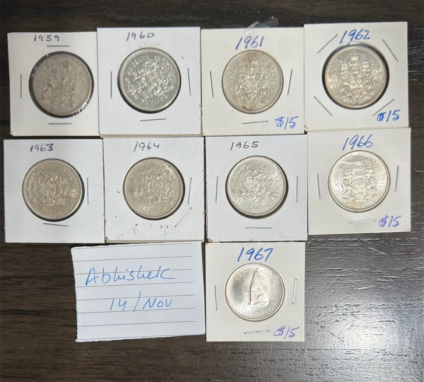 Vintage Canadian Silver half dollar image indicator(2)