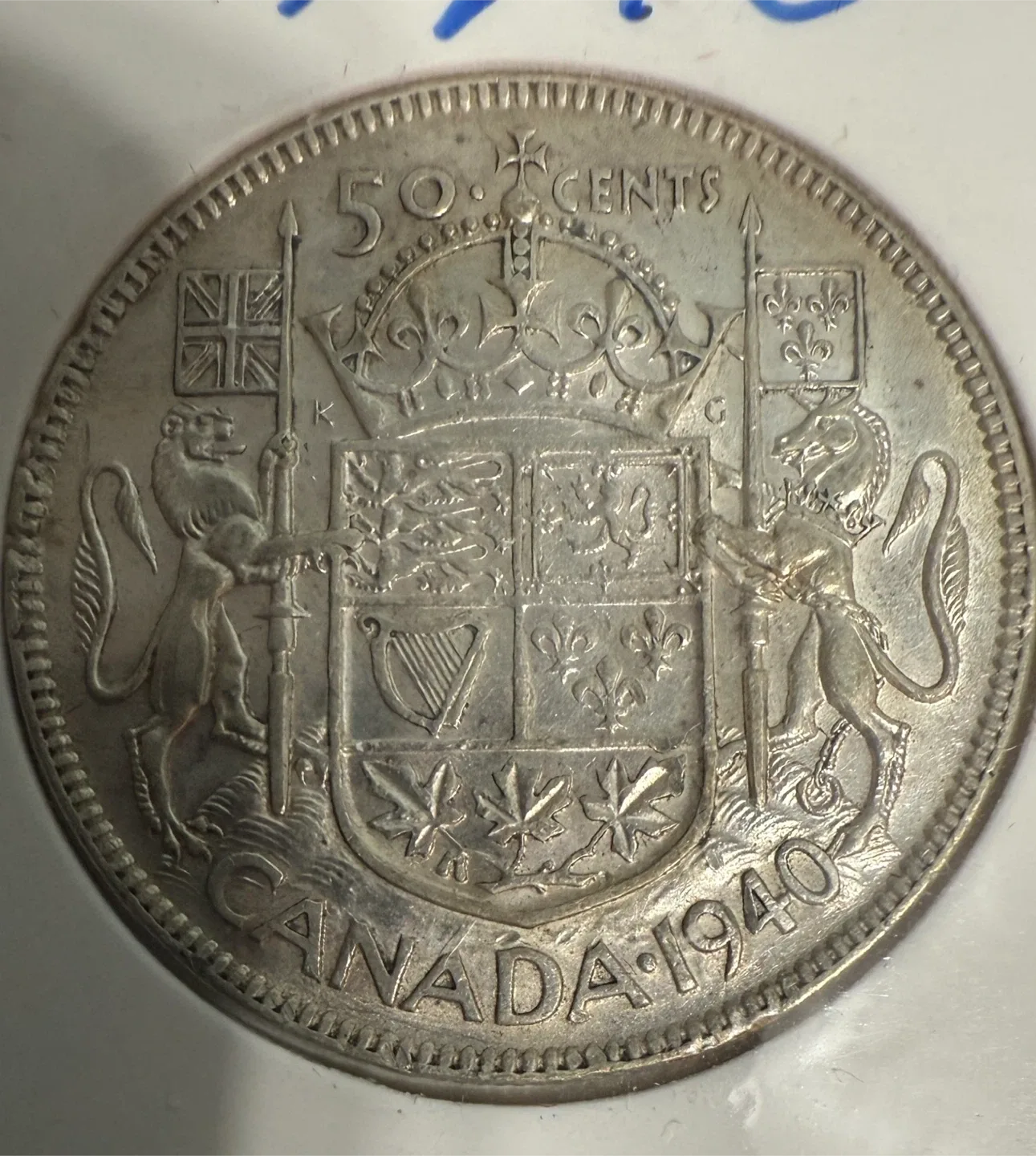 Vintage Canadian Silver half dollar image indicator(7)